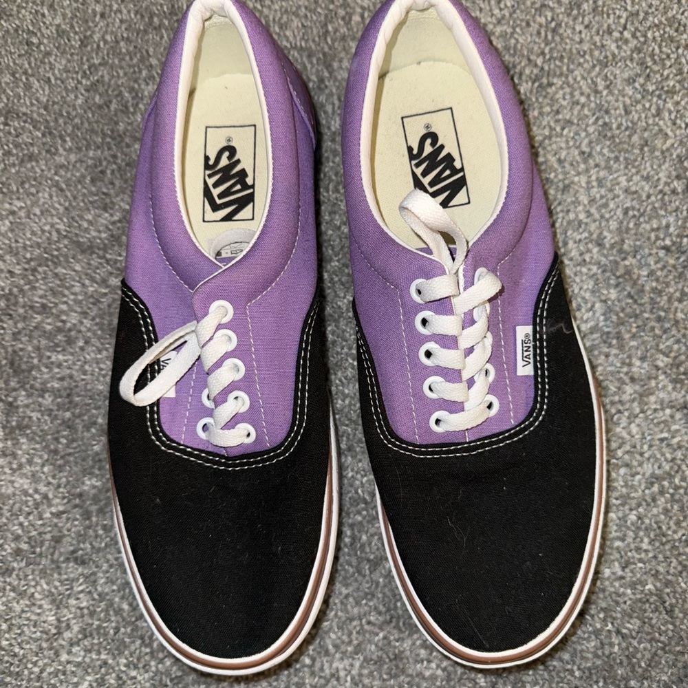 Vans Two-Tone Purple and Black Shoes